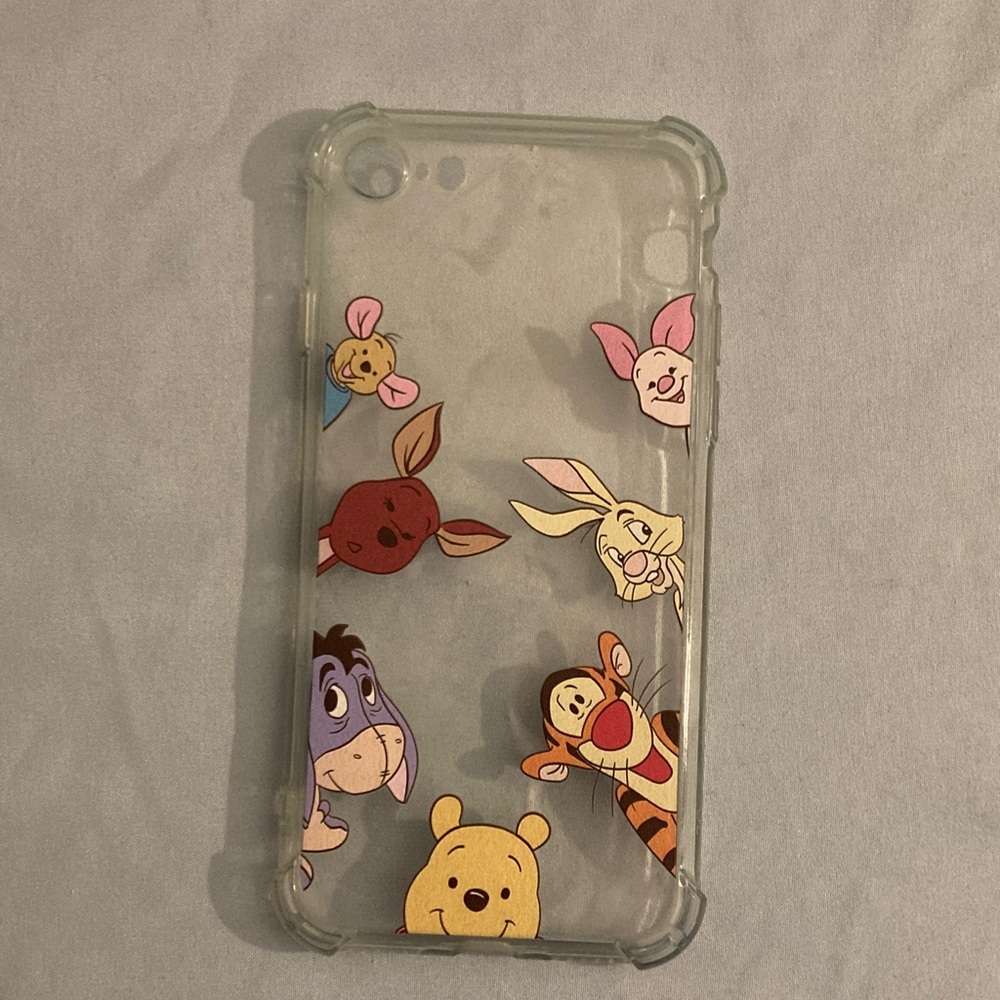 H&M Clear Winnie the Pooh and friends 6/7/8 Phone Case